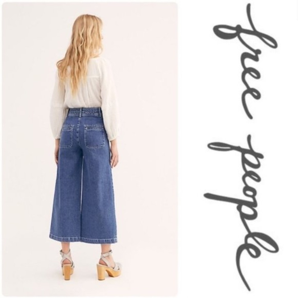 Free People Colette Wide-Leg Jeans - Picture 3 of 4
